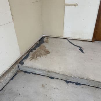 Outdoor patio coating with UV protection