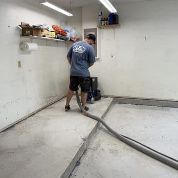 Rustic workshop floor coating