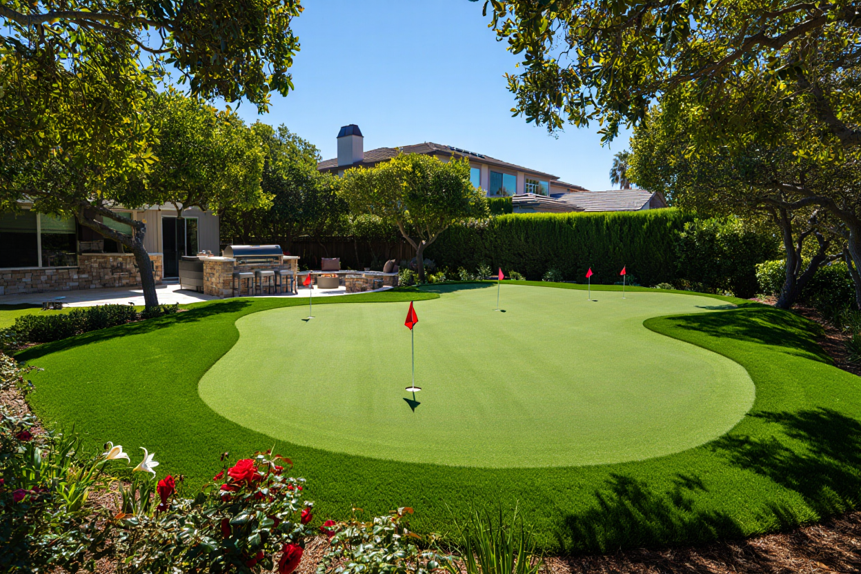 Lazy Grass putting green-1